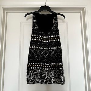 Zara sequin sleeveless top